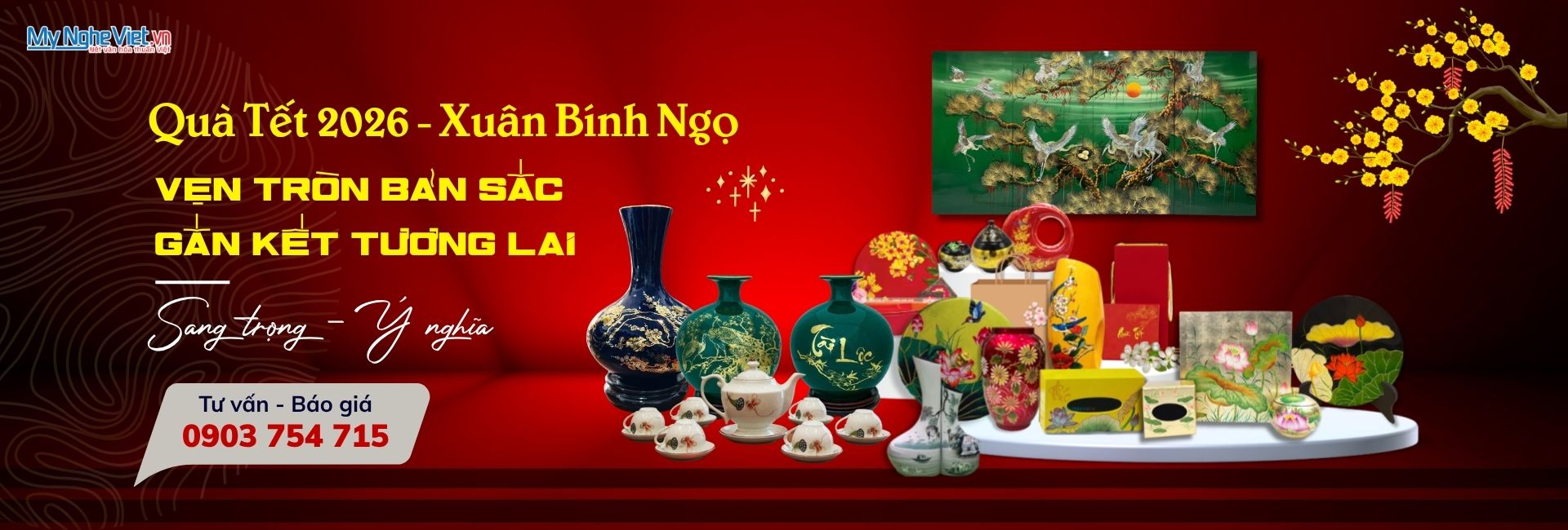 Banner Quà Tết Bính Ngọ 2026